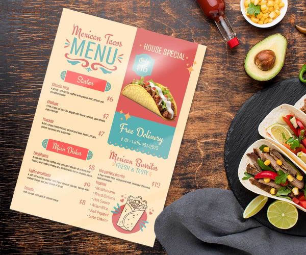 Laminated-menus