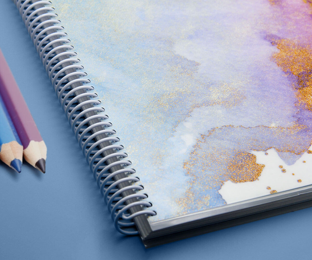 Spiral bound booklet