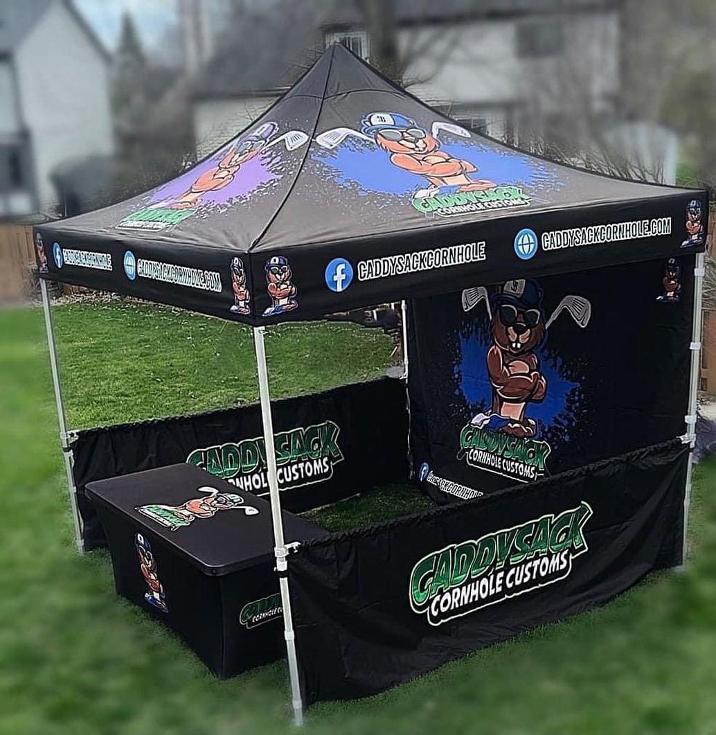 Canopy-tent printing